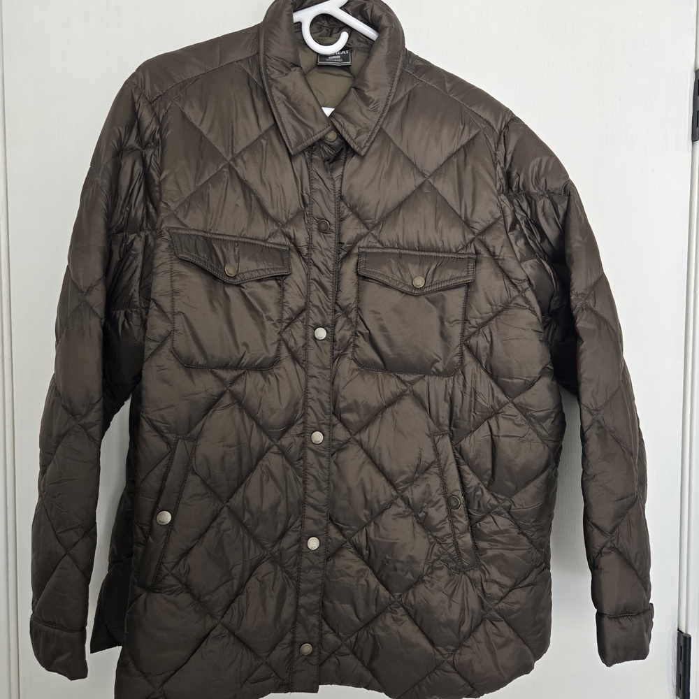 32 Degrees Heat Diamond Quilted Puffer Coat 🧥 Earth Tone XXL